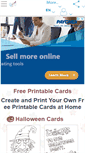 Mobile Screenshot of printable-cards.gotfreecards.com