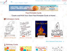 Tablet Screenshot of printable-cards.gotfreecards.com